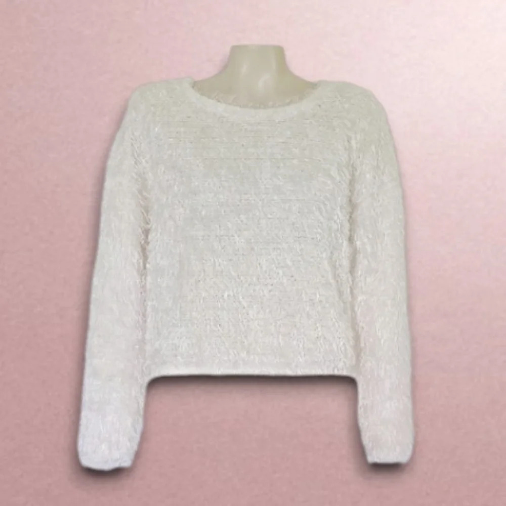 NWOT! Exhilaration Cropped Eyelash Sweater Balletcore Fairycore Angelcore Soft